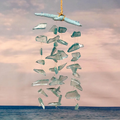Meerblauer Seestern-Seeglas-Windspiel